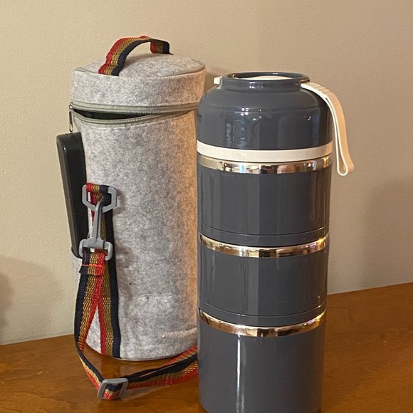 Thermal Lunch box, food storage container, 3 layers thermal lunch box - Picture 3 of 5